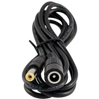 PremiumCord 5,5mm/2,1mm predlžovací napájací kábel 1,5m čierny - Káble a redukcie