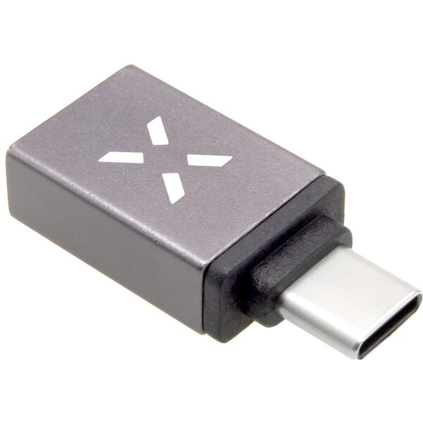 E-shop PEVNÝ kábel redukcie USB-A/USB-C sivý