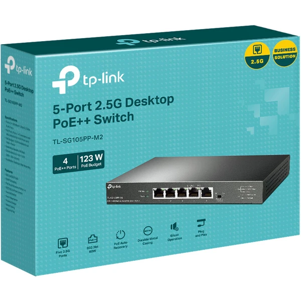 Prepínač TP-Link TL-SG105PP-M2 - Switche - Obrázok BF61000N01