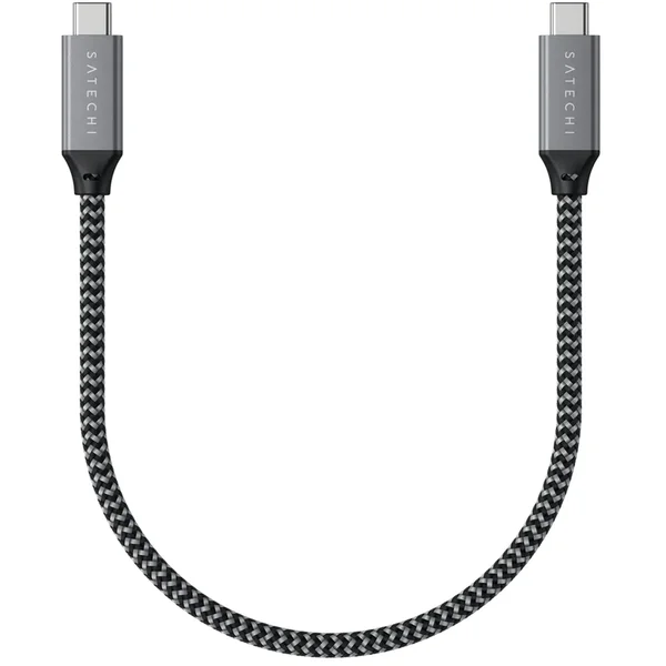Satechi USB-C/USB-C napájací kábel 8K 100W 0,25m sivý - Káble a redukcie - Hlavný obrázok