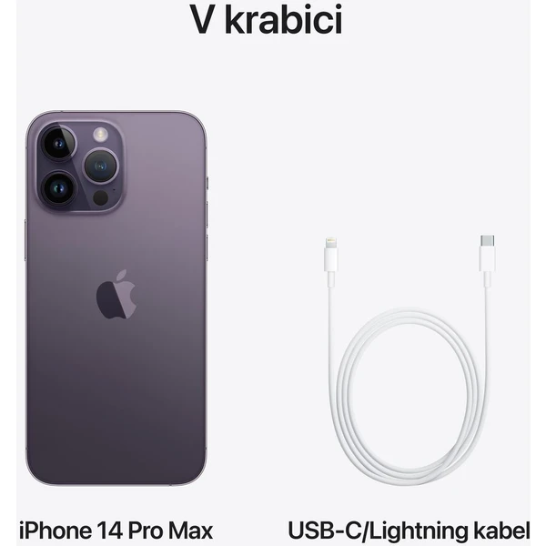 Apple iPhone 14 Pro Max 1TB tmavo fialový (Kategória C) - Mobilné telefóny - Obrázok BFLG300401