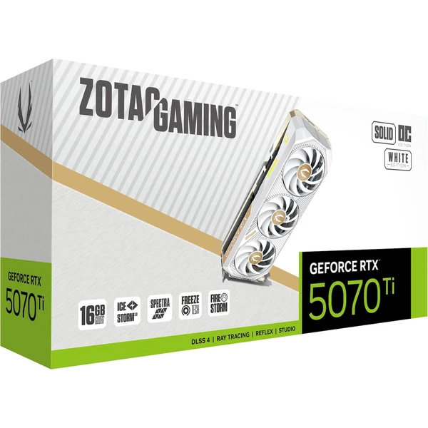 ZOTAC NVIDIA GeForce RTX 5070 SOLID Core OC White - Grafické karty - Obrázok BFLI000K01