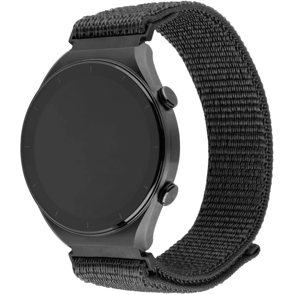 FIXED Nylon Sporty Strap remienok s Quick Release (20mm) tmavo šedý - Remienky - Hlavný obrázok