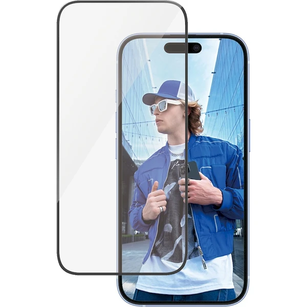 PanzerGlass® Ultra-Wide Fit Apple iPhone 16/15 s inštalačným rámčekom - Ochranné fólie a sklo - Hlavný obrázok