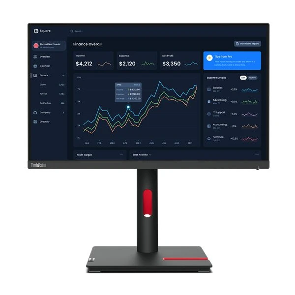 Lenovo ThinkVision T22i-30 monitor 21,5" - Monitory - Hlavný obrázok