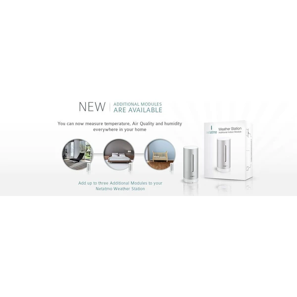 Netatmo Smart Home Weather Station inteligentná meteostanica (Ďalšia) - Meteorologické stanice - Obrázok BGC9000101