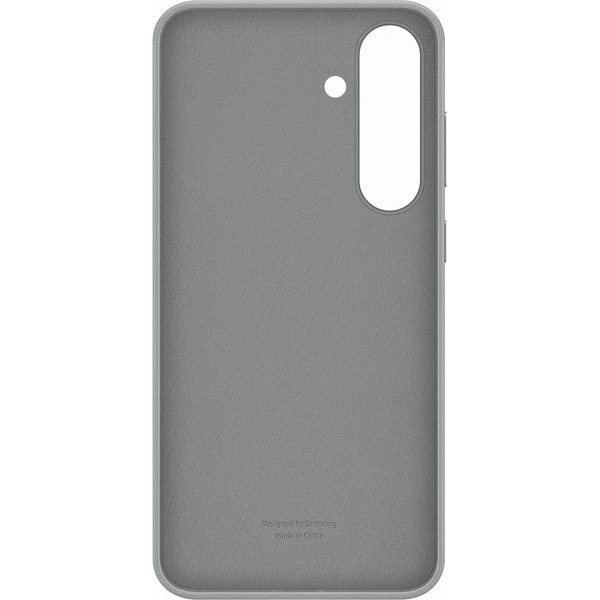 Samsung Kindsuit Case kryt z vegánskej kože Galaxy S25 sivý - Puzdra - Obrázok BGCC000J01
