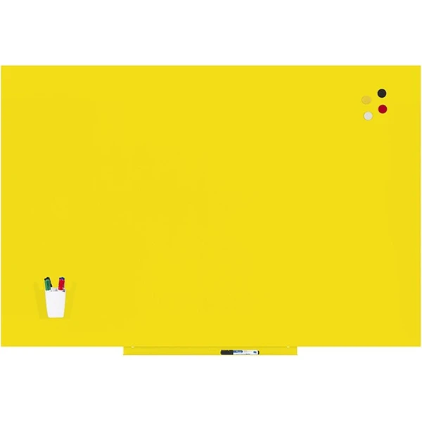 Rocada Skin Colour 6421R-1023 magnetická tabuľa žltá dopravná RAL 1023 - Magnetické tabule - Obrázok BGCN000K01