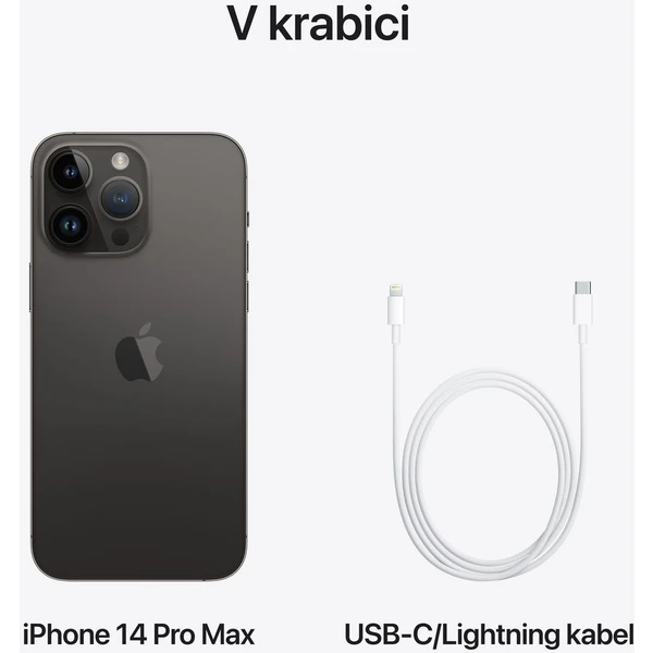 Apple iPhone 14 Pro Max 1TB vesmírne čierny (Kategória B) - Mobilné telefóny - Obrázok BGLG300401