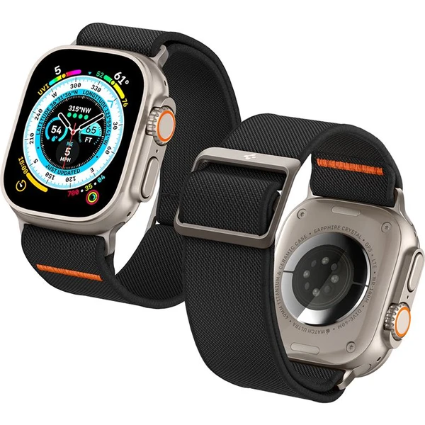 Spigen Lite Fit Ultra remienok Apple Watch 49/46/45/44/42mm čierny - Remienky - Obrázok BGN2000P01