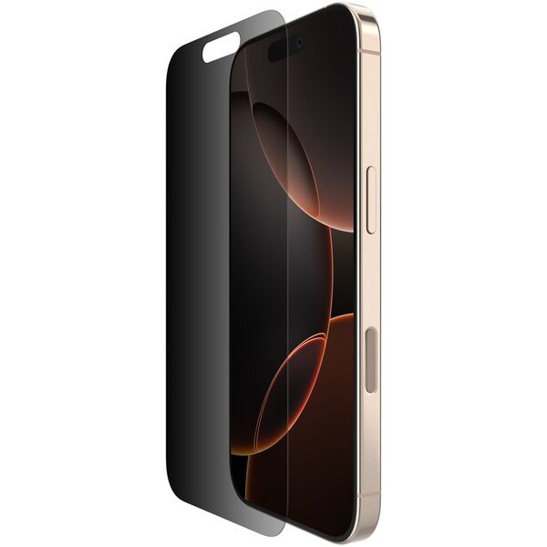 E-shop Belkin SCREENFORCE™ Invisiglass Privacy Anti-Microbial sklo iPhone 16 Pro