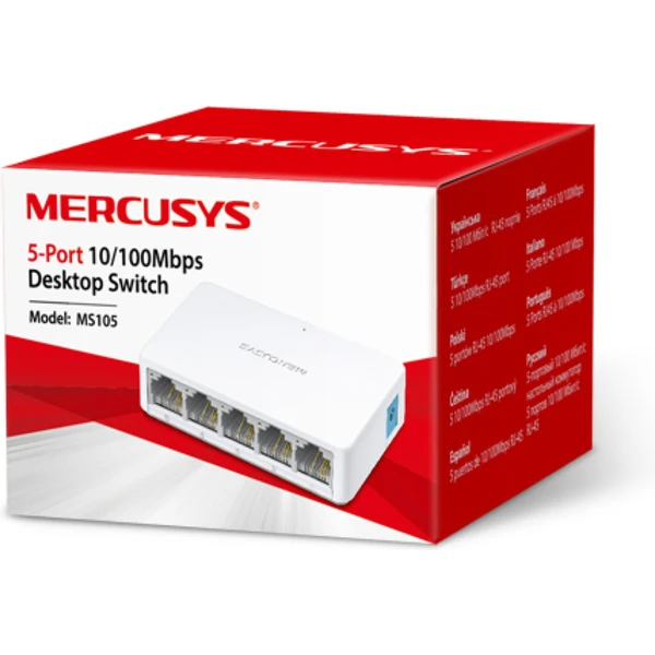 Mercusys MS105 Switch - Switche - Obrázok BGR7300401