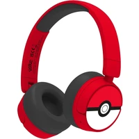 OTL bezdrôtové slúchadlá detské s motívom Poké Ball červená - Slúchadlá