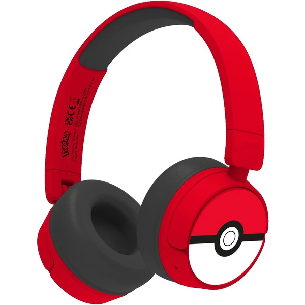 OTL bezdrôtové slúchadlá detské s motívom PokéBall červená - Slúchadlá - Hlavný obrázok