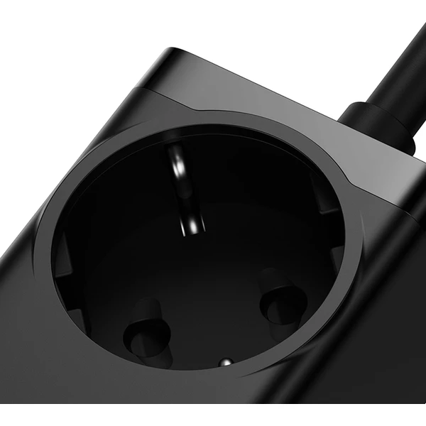 Rýchlonabíjačka do siete Baseus GaN3 Pro, 2x USB-C, 2x USB + AC 100W s káblom USB-C/USB-C čierna - Nabíjačky - Obrázok BHGE000L01