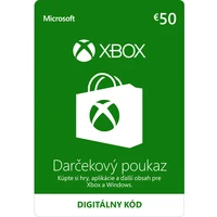 Xbox Live - kredit 50 EUR - Digitálne kredity