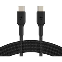 Belkin BOOST Charge opletený napájací kábel USB-C/USB-C 60W 2m čierny - Káble a redukcie