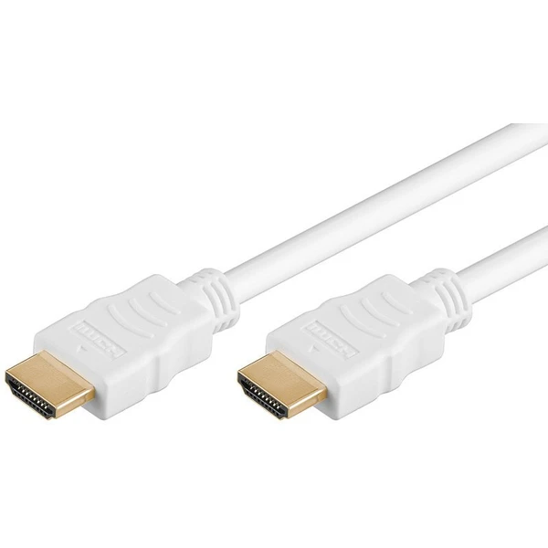 PremiumCord HDMI 1.4/HDMI 1.4 kábel s ethernetom 4K 0,5m biely - Káble a redukcie - Hlavný obrázok