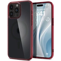 Spigen Ultra Hybrid MagFit kryt iPhone 15 Pro červený - Puzdra