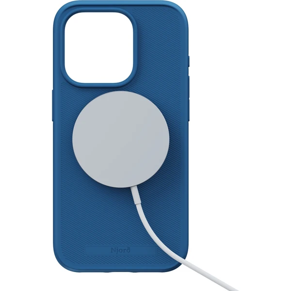 NJORD 100% GRS MagSafe kryt iPhone 15 Pro modrý - Puzdra - Obrázok BJ19000601
