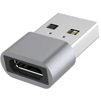 PremiumCord USB-C/USB-A redukcia strieborná - Káble a redukcie
