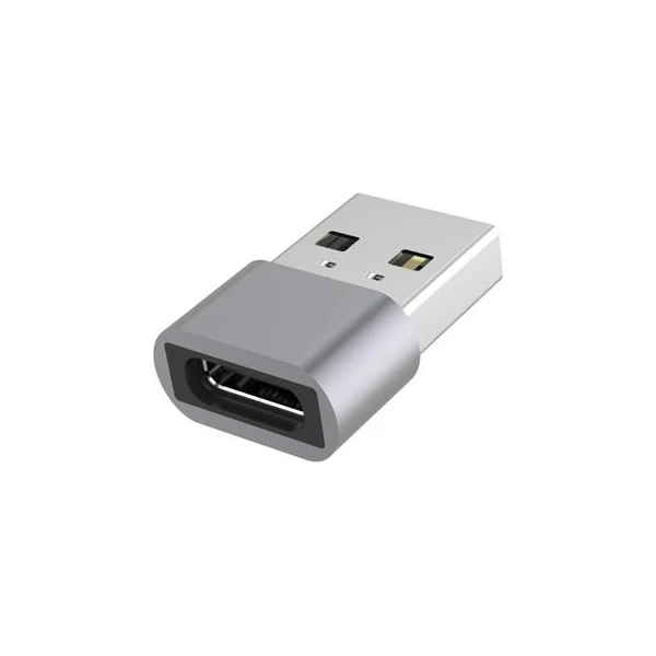 PremiumCord USB-C/USB-A redukcia strieborná - Káble a redukcie - Hlavný obrázok