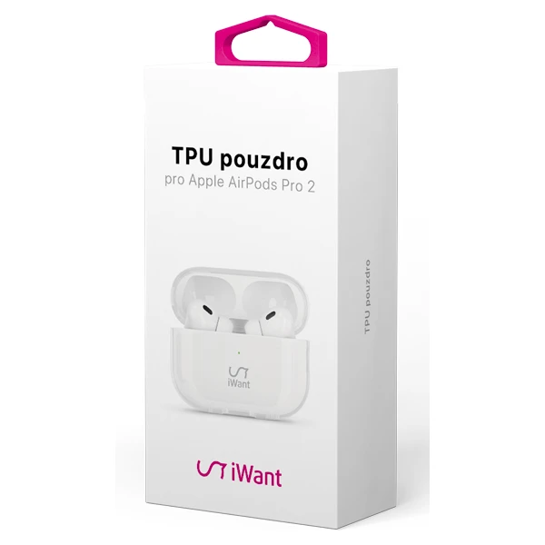 iWant Silicone ochranné puzdro AirPods Pro 2 číre - Puzdra - Obrázok BJE9700301