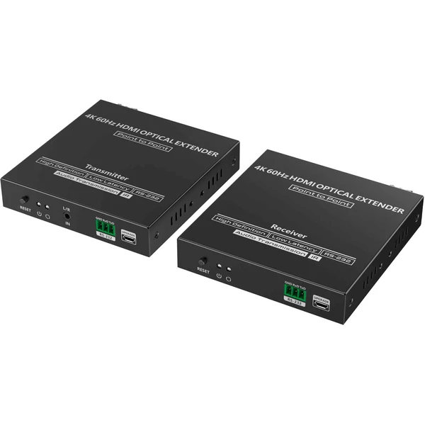 PremiumCord Optický HDMI extender 4K @ 60Hz 4:4:4 až na 40km - Ostatné - Obrázok BKNF000K01