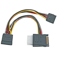 PremiumCord napájací Y kábel k HDD SATA na 5,25 "F + 2x SATA F 0,15m - Káble a redukcie
