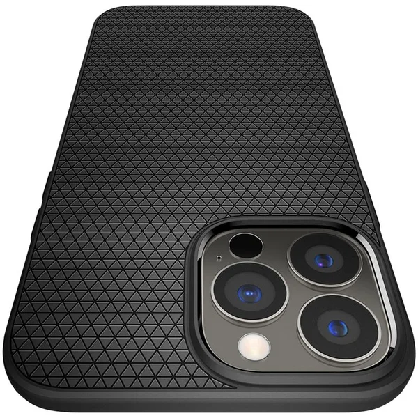 Spigen Liquid Air kryt iPhone 13 Pro čierny - Puzdra - Obrázok BL2Z000501