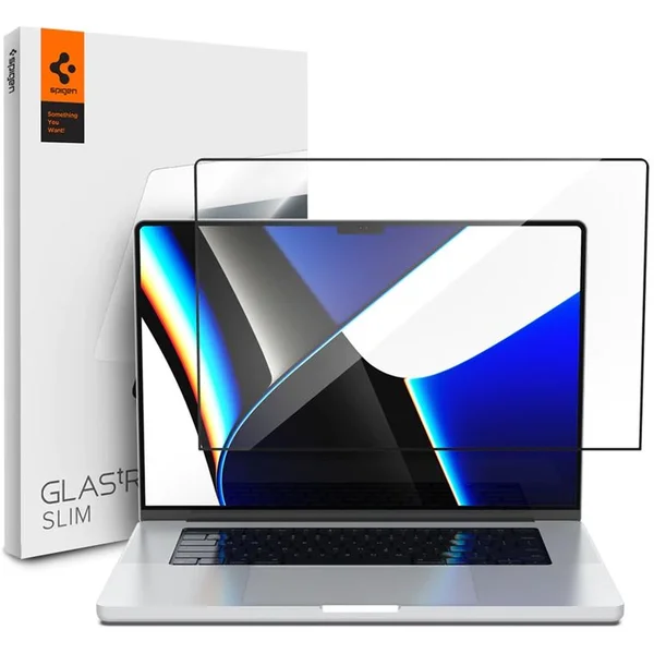 Spigen Glas.tr Slim sklo MacBook Pro 14" M4 2024/M3 2023/M2 2023/M1 2021 - Ochranné fólie a sklo - Hlavný obrázok