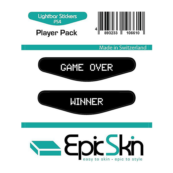 Epic Skin PS4 Lightbar Player Pack personalizované samolepky pre DualSchock