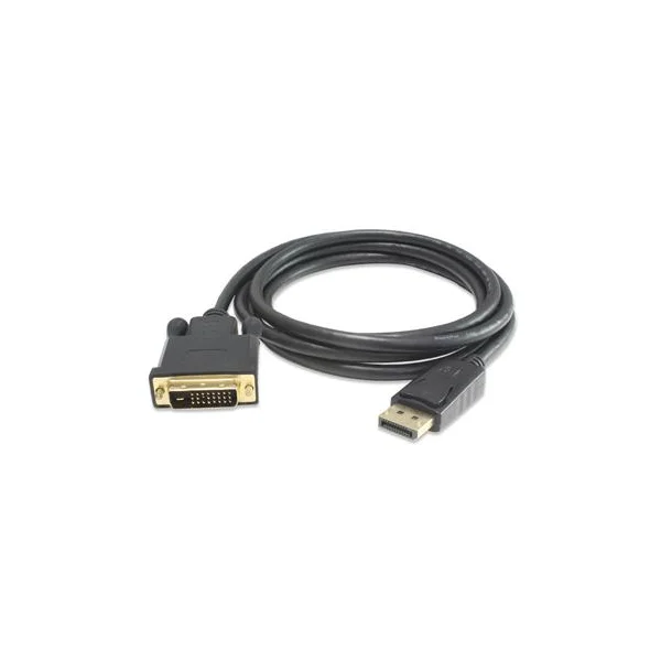 PremiumCord DisplayPort 1.1/DVI-D kábel 1m čierny - Káble a redukcie - Hlavný obrázok