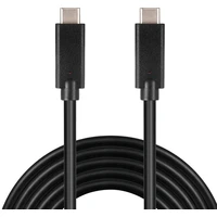 PremiumCord USB-C/USB-C napájací kábel 60W 3m čierny - Káble a redukcie