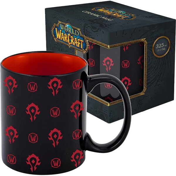 Keramický hrnček World of Warcraft Horda - celoplošný vzor 330 ml (darčekové balenie)