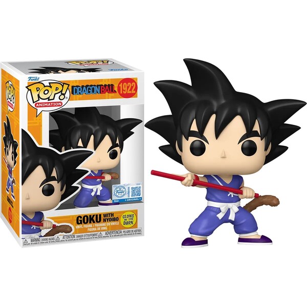E-shop Funko POP! #1922 Animation: Dragon Ball - Goku w/ Nyoibo (GITD)