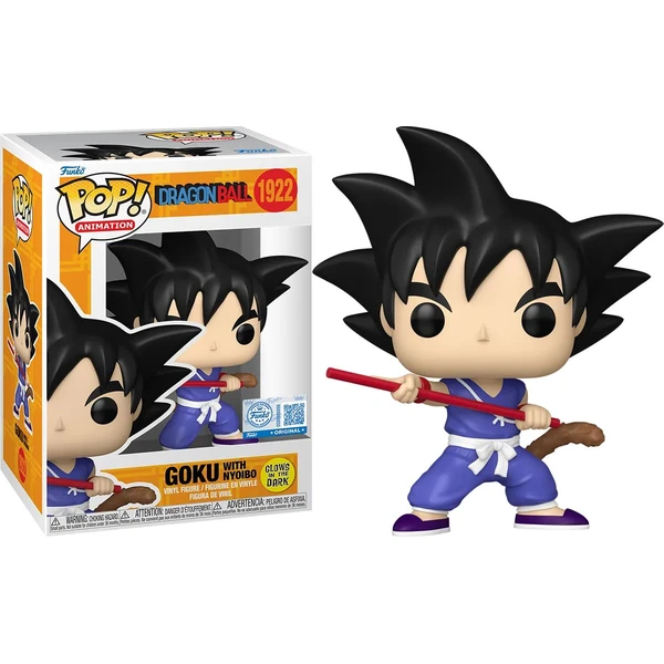 Funko POP! #1922 Animation: Dragon Ball - Goku w/ Nyoibo (GITD) - Funko POP! - Hlavný obrázok