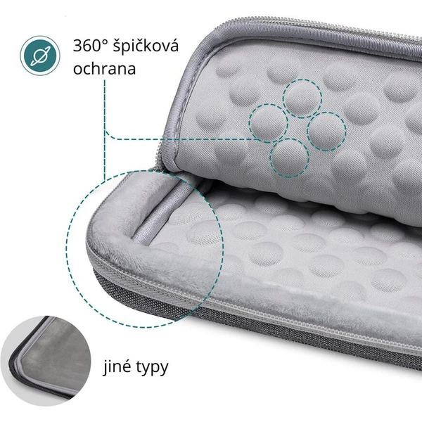 tomtoc Sleeve 14" MacBook Pro tmavo šedá - Tašky - Obrázok BO9H000K01