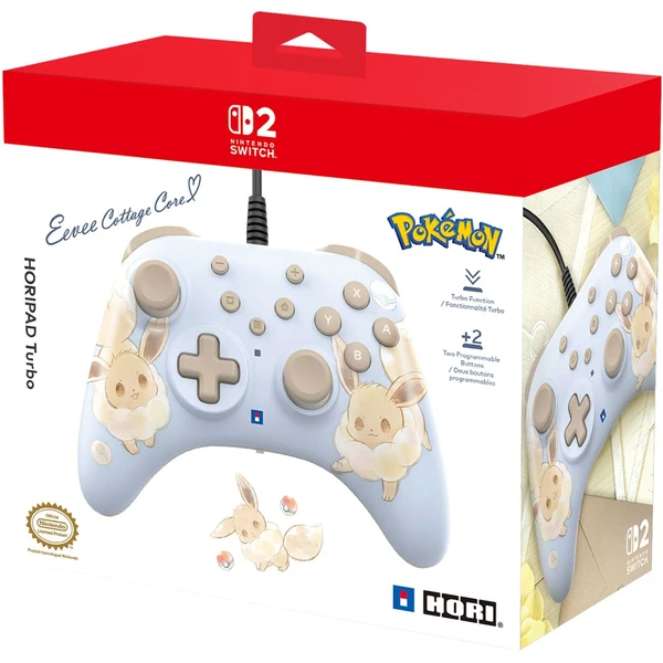 HORIPAD Turbo herný ovládač Pokémon Eevee (NSW/NSW2/OLED) - Herné ovládače - Obrázok BOOJ000K01