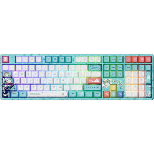 Akko x Hatsune Miku 5108B Plus herná klávesnica (US)