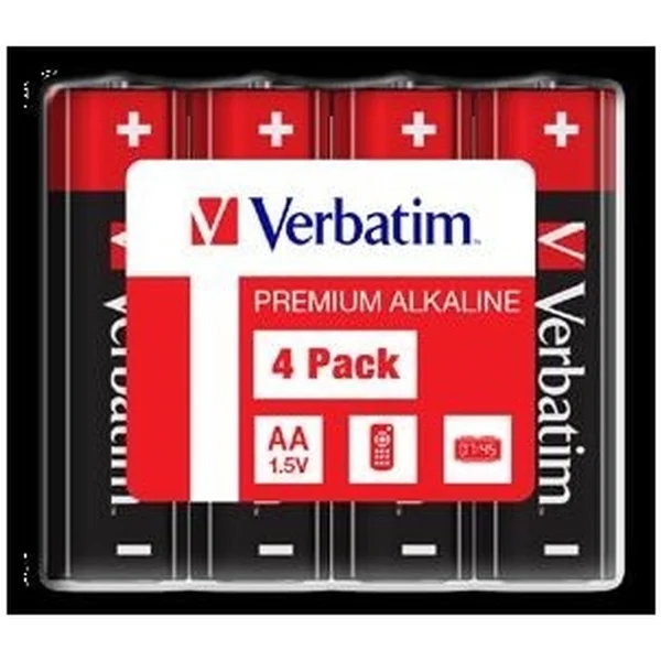 Verbatim alkalické batérie AA  - Batérie - Obrázok BOWW000401
