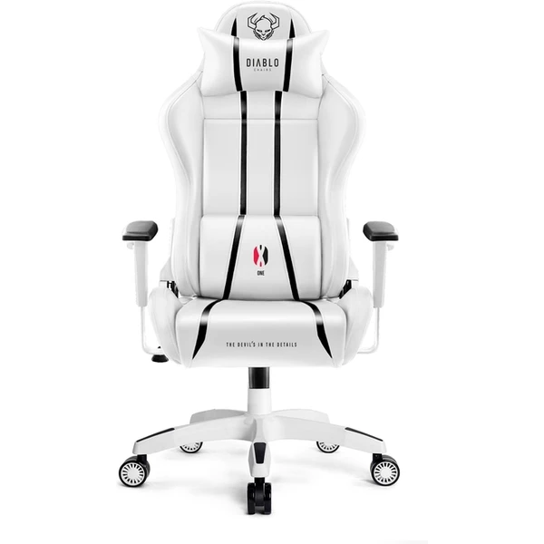 Diablo X-One 2.0 Small herná stolička bielo-čierna - Stoličky - Hlavný obrázok