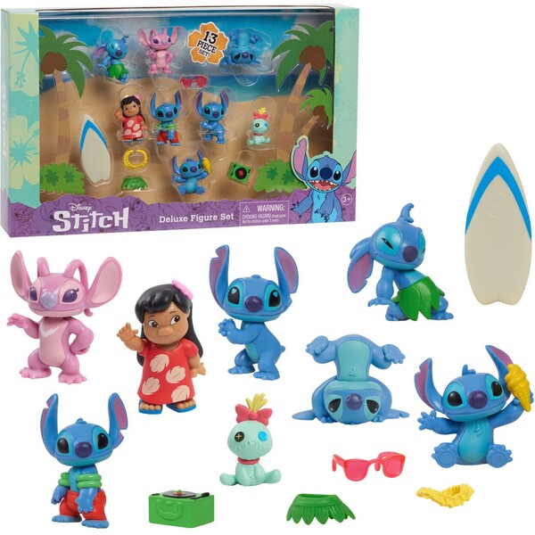 Deluxe sada figúrok Disney: Lilo & Stitch (13 ks)