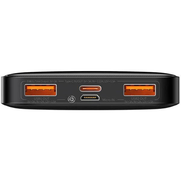Baseus Power banka Bipow 10000mAh 20W čierna - Powerbanky - Obrázok BPS5000N01