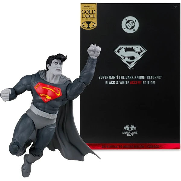 Akčná figúrka McFarlane Toys DC Multiverse - Superman (Dark Knight Returns) (B&W Accent) (Gold Labe - Figúrky - Obrázok BQ3G000K01