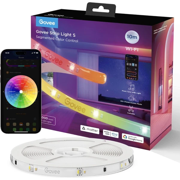 Govee WiFi RGBICW Smart PRE LED pásik 10m MATTER - extra odolný - LED pásy - Hlavný obrázok