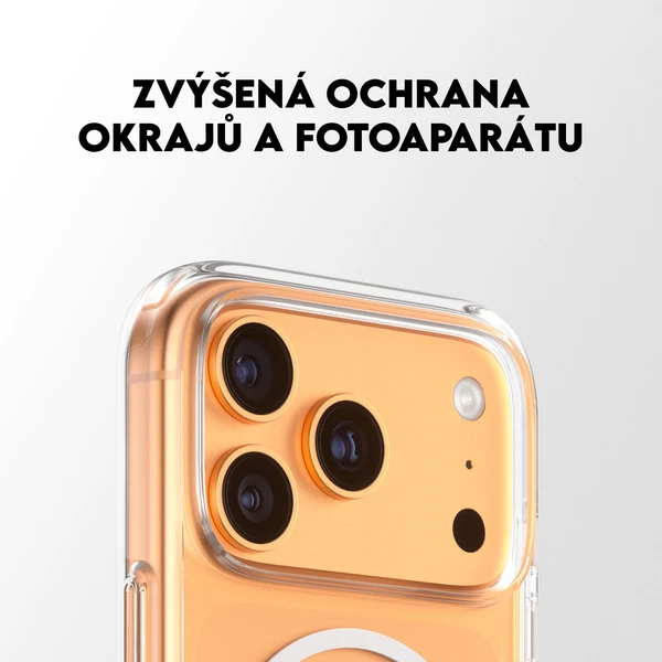 PanzerGlass® CARE Urban kryt s MagSafe Apple iPhone 17 Pro číry/biely - Puzdra - Obrázok BREH000K01