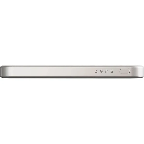 ZENS Pro 1 MagSafe/Qi2 slim powerbanka (5000 mAh), 15 W, USB-C, biela - Powerbanky - Obrázok BRFL000K01