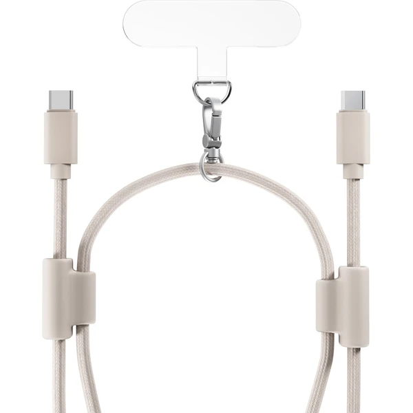 Epico šnúrka na telefón s USB-C na USB-C káblom béžová - Popruhy a crossbody - Obrázok BRHJ000K01