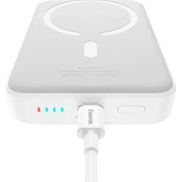 Baseus Magnetic Mini Air 10000mAh, 20W biela - Powerbanky - Obrázok BSHL000K01